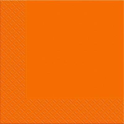 СерветкиМарго3-шарові 33 х 33 см18 штук оранжеві