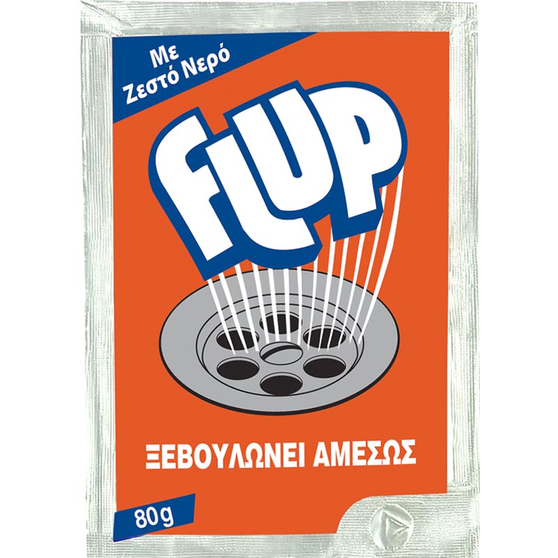 Порошок для очищення трубFlup для гарячої  води80 г