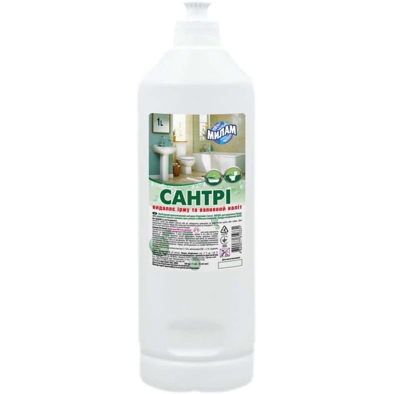 Засіб від вапняного нальоту та іржі Сантрі МилаМ1 л