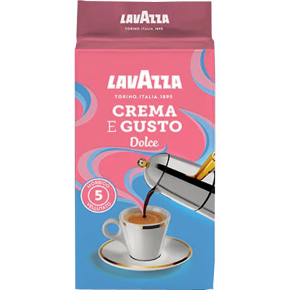 Кава меленаLavazzaCrema&Gusto Dolce250 г