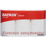 Бумага туалетнаяKatrin Classic Toilet 200 2-слойная 1 рулон белая