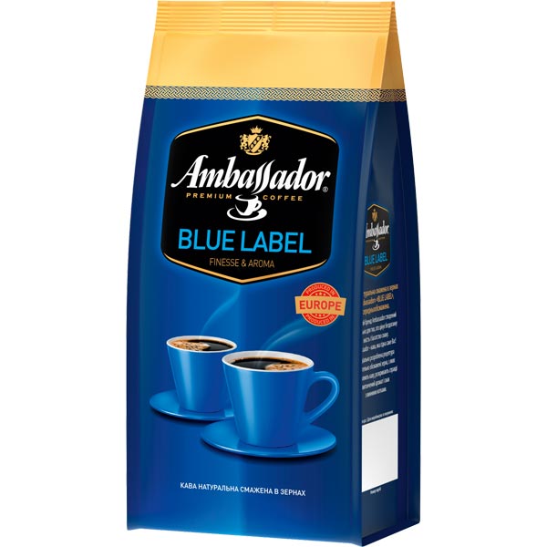 Кава в зернахAmbassador Blue Lable 1 кг 
