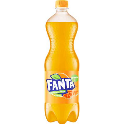 Напій газований</br>Fanta Апельсин</br>ПЕТ-пластик</br>2 л