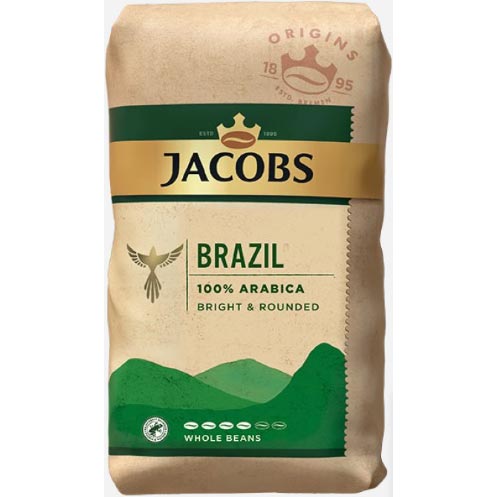 Кава в зернахJacobsOrigins Brazil1 кг 