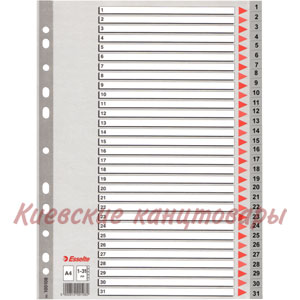 Разделители  1-31 Esselteсерые