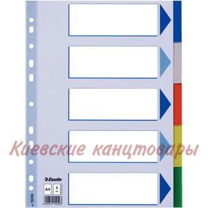 Разделители  1-5 Esselteцветные 