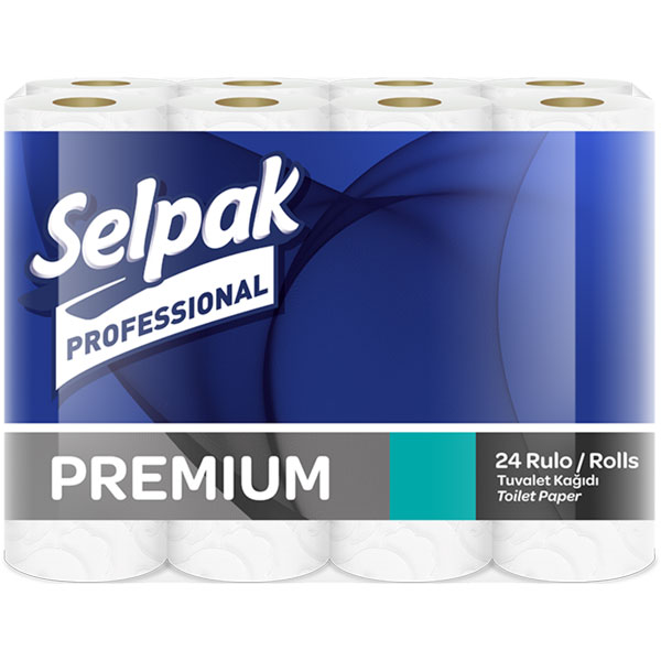 Папір туалетний</br>Selpak Premium</br>3-шаровий</br>24 рулона