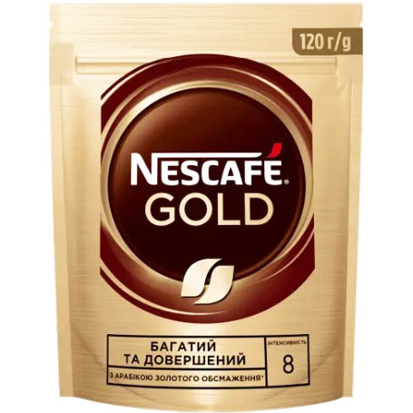 Кава розчиннаNescafe Goldпакет 120 г