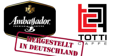 Ambassador и TOTTI Caffe - премиальные европейские кофейные бренды из Германии